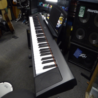 <p>76 key, touch-sensitive keyboard with a great feel and sound.</p><p>An excellent choice for those requiring authentic piano sound in a slimline, compact and lightweight form.</p><p>2 Grand Piano samples, 2 Electric Piano, 2 Organ, 2 Harpsichord, Strings and Vibes.</p>