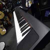<p>76 key, touch-sensitive keyboard with a great feel and sound.</p><p>An excellent choice for those requiring authentic piano sound in a slimline, compact and lightweight form.</p><p>2 Grand Piano samples, 2 Electric Piano, 2 Organ, 2 Harpsichord, Strings and Vibes.</p>