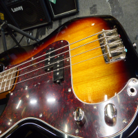 Awesome left-handed P Bass copy in excellent condition.