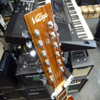 Affordable 12-string acoustic guitar in good condition.